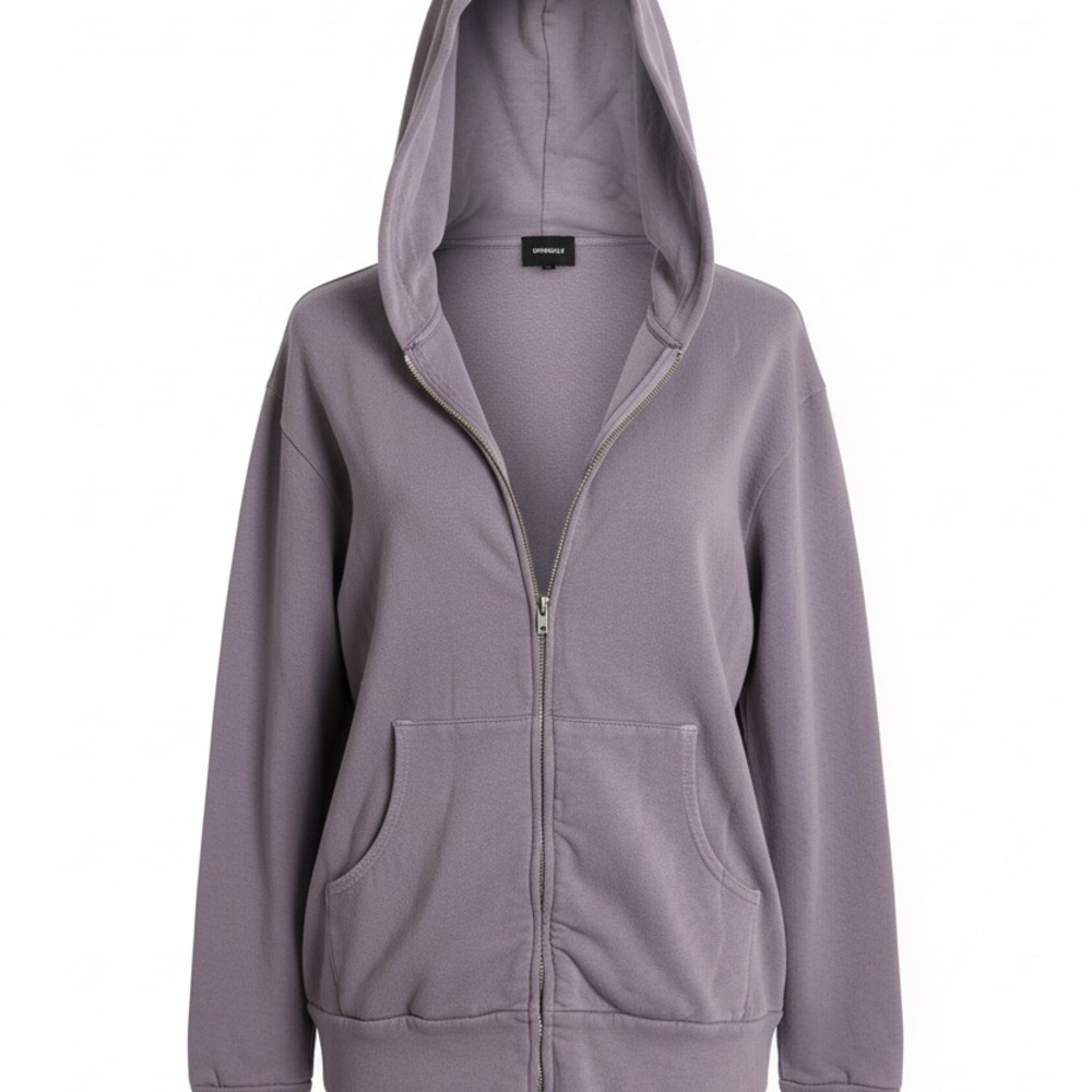 Monroe Women’s Hooded Zip-Up Jacket - Dusty Lavender Sz Small / insanely soft